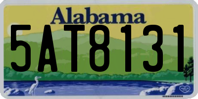 AL license plate 5AT8131