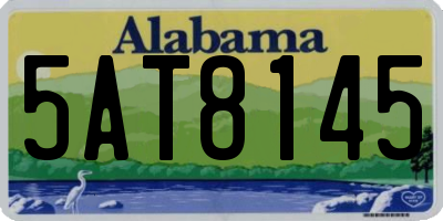 AL license plate 5AT8145