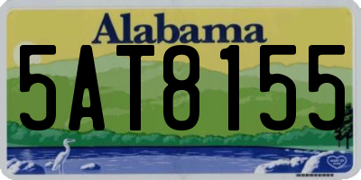 AL license plate 5AT8155