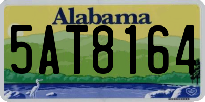 AL license plate 5AT8164