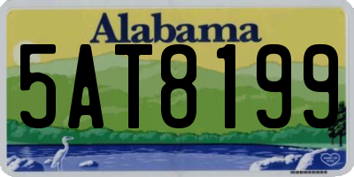 AL license plate 5AT8199