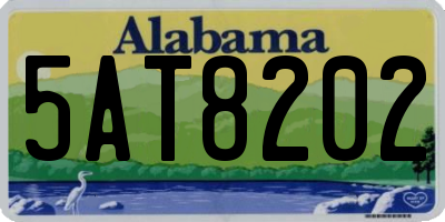 AL license plate 5AT8202