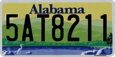 AL license plate 5AT8211
