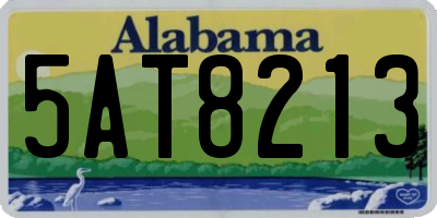 AL license plate 5AT8213