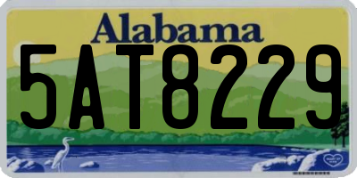 AL license plate 5AT8229
