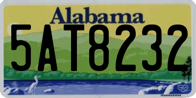 AL license plate 5AT8232