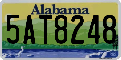 AL license plate 5AT8248