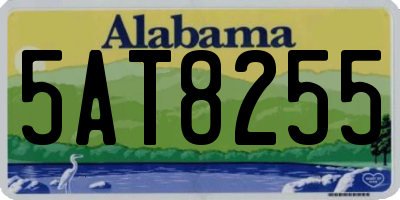 AL license plate 5AT8255
