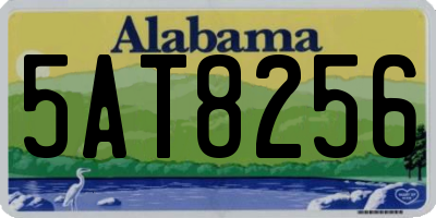 AL license plate 5AT8256