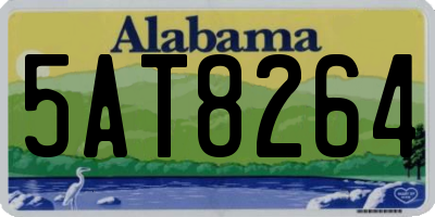 AL license plate 5AT8264