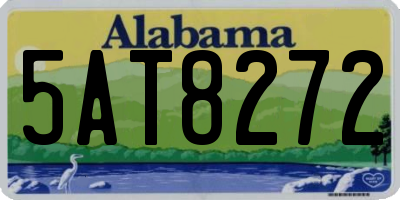AL license plate 5AT8272