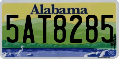 AL license plate 5AT8285