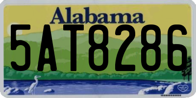 AL license plate 5AT8286