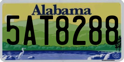 AL license plate 5AT8288