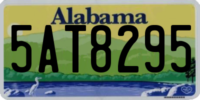 AL license plate 5AT8295