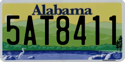 AL license plate 5AT8411
