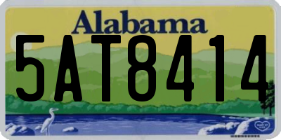 AL license plate 5AT8414