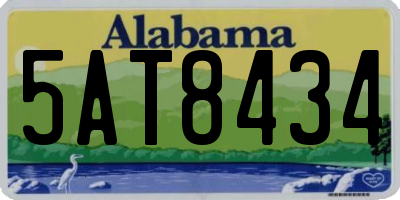 AL license plate 5AT8434