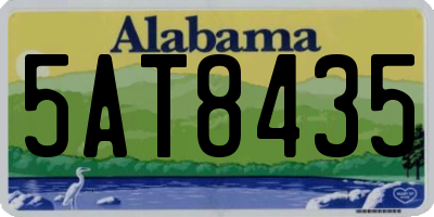 AL license plate 5AT8435