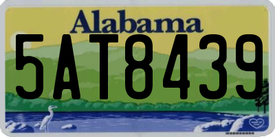 AL license plate 5AT8439