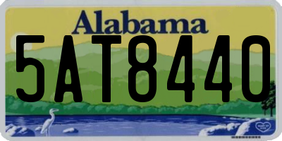 AL license plate 5AT8440