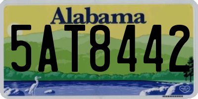 AL license plate 5AT8442