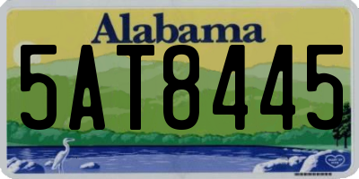 AL license plate 5AT8445