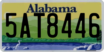 AL license plate 5AT8446