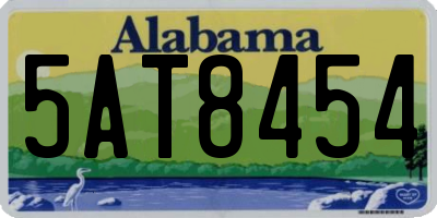 AL license plate 5AT8454