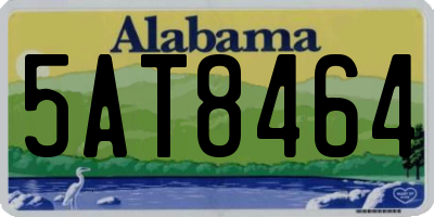 AL license plate 5AT8464