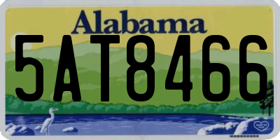 AL license plate 5AT8466