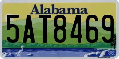 AL license plate 5AT8469