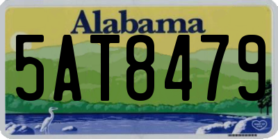 AL license plate 5AT8479