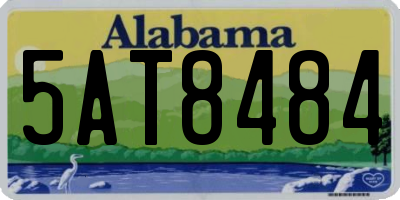AL license plate 5AT8484