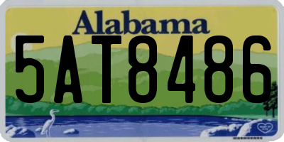 AL license plate 5AT8486