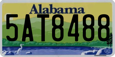 AL license plate 5AT8488