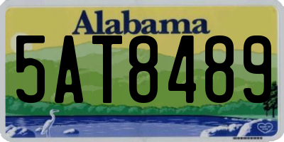 AL license plate 5AT8489