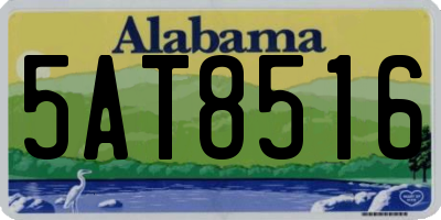 AL license plate 5AT8516