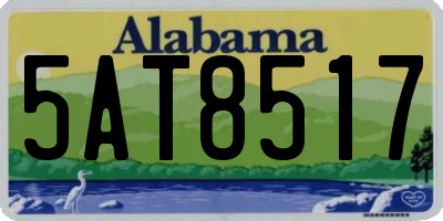 AL license plate 5AT8517