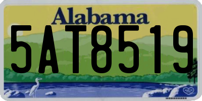 AL license plate 5AT8519