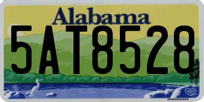 AL license plate 5AT8528