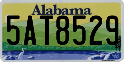 AL license plate 5AT8529