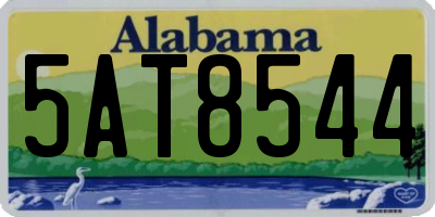 AL license plate 5AT8544