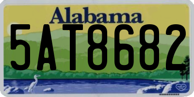AL license plate 5AT8682