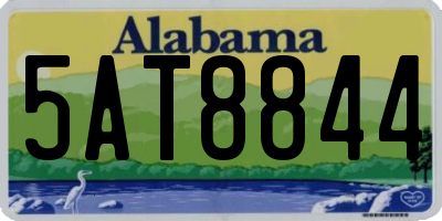 AL license plate 5AT8844