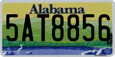 AL license plate 5AT8856