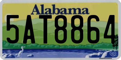AL license plate 5AT8864