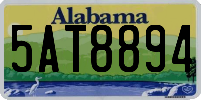 AL license plate 5AT8894
