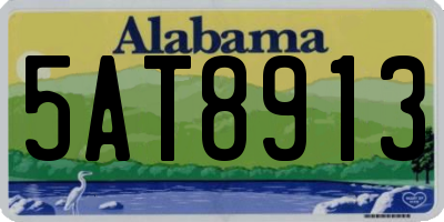 AL license plate 5AT8913