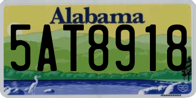 AL license plate 5AT8918